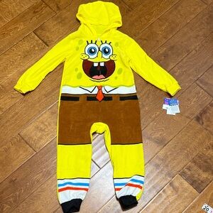 NWT Size XSmall (4/5) Nickelodeon SpongeBob One Piece